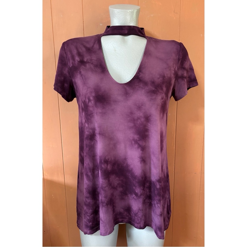 AE American Eagle Outfitters Soft & Sexy Choker Tie Dye Top M - Picture 2 of 8